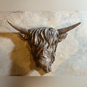 Bigger wall hanging cow head